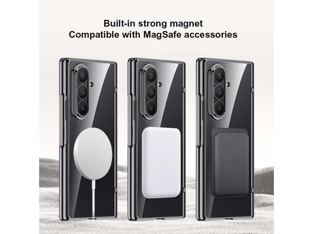 Screen Protect Case for Samsung Galaxy Z Fold 7 - Compatible with MagSafe, Black