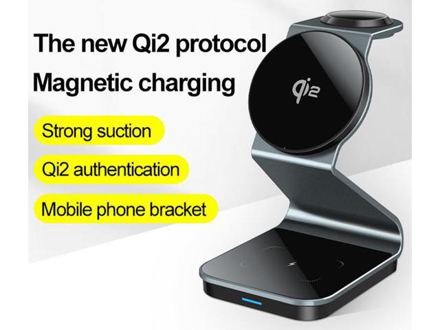 Desktop Mount Charger for Apple Watch, iPhone, Airpods (Compatible with Magsafe)
