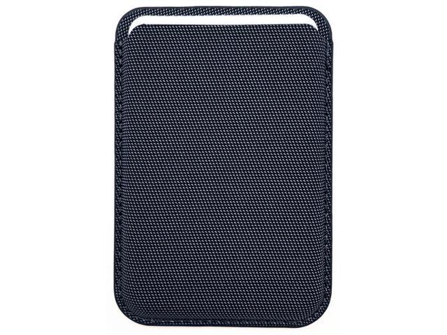 Woven Wallet Card Holder for iPhone (Compatible with Magsafe Case) - Navy Blue