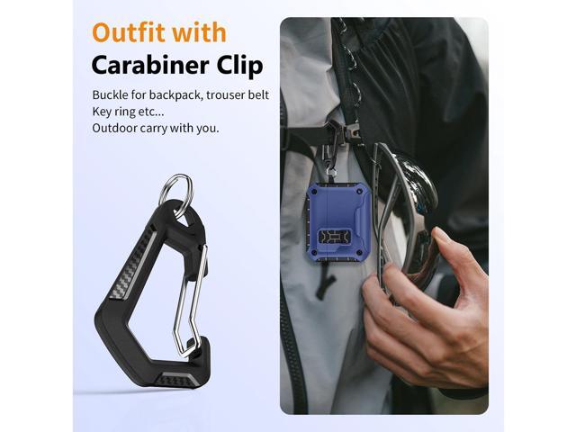 MagnaFlip Rugged Case for Airpods Pro 3 (Stand/Clip/Lanyard/Kit) - Midnight Blue