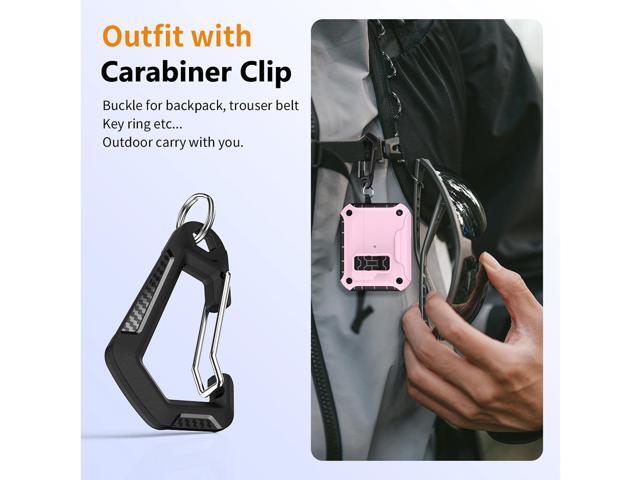 MagnaFlip Rugged Case for Airpods Pro 3 (Stand/Clip/Lanyard/Kit) - Baby Pink