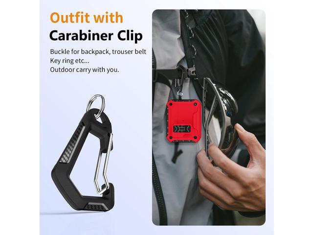 MagnaFlip Rugged Case for Airpods Pro 3 (Stand/Clip/Lanyard/Kit) - Bold Red