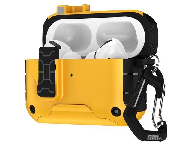 MagnaFlip Rugged Case for Airpods Pro 3 (Stand/Clip/Lanyard/Kit) - Caution Yellow
