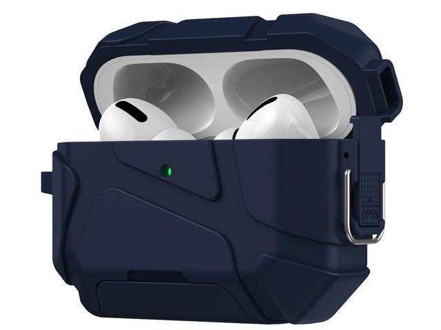 Meteorite Rugged Case Stand for Airpods Pro 3 (Lanyard + Clip + Kit) - Navy Blue