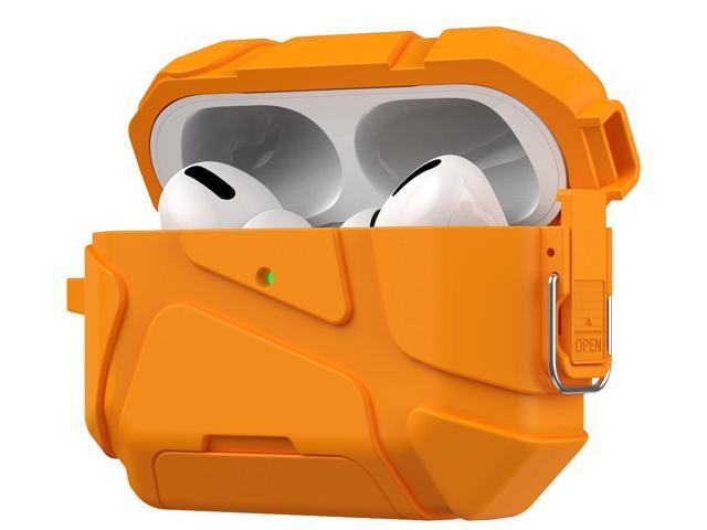 Meteorite Rugged Case w/ Stand for Airpods Pro 3 (Lanyard + Clip + Kit) - Orange