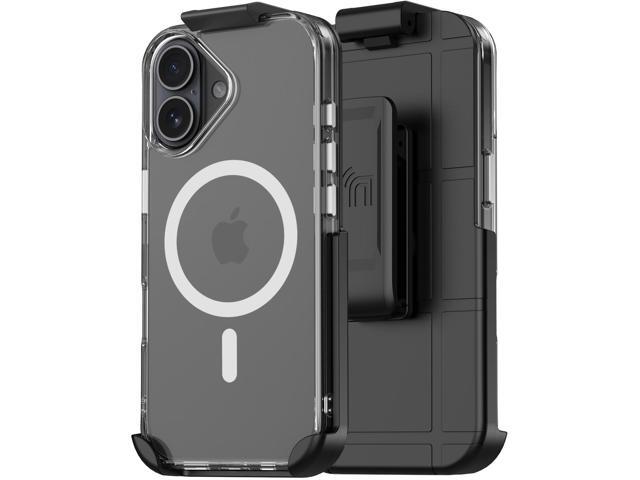 Case & Belt Clip Holster for iPhone 17 (Compatible with Magsafe) - Clear