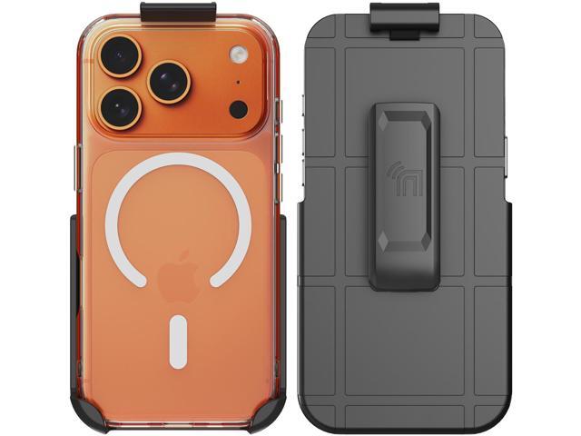 Case & Belt Clip Holster for iPhone 17 Pro (Compatible with Magsafe) - Clear