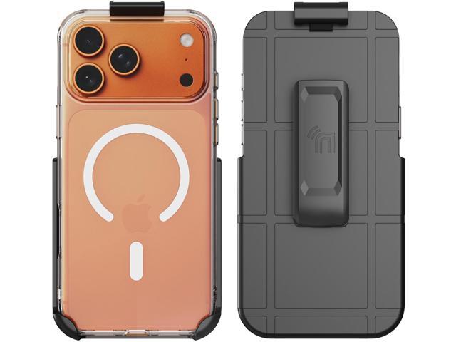 Case & Belt Clip Holster for iPhone 17 Pro Max (Compatible with Magsafe) - Clear