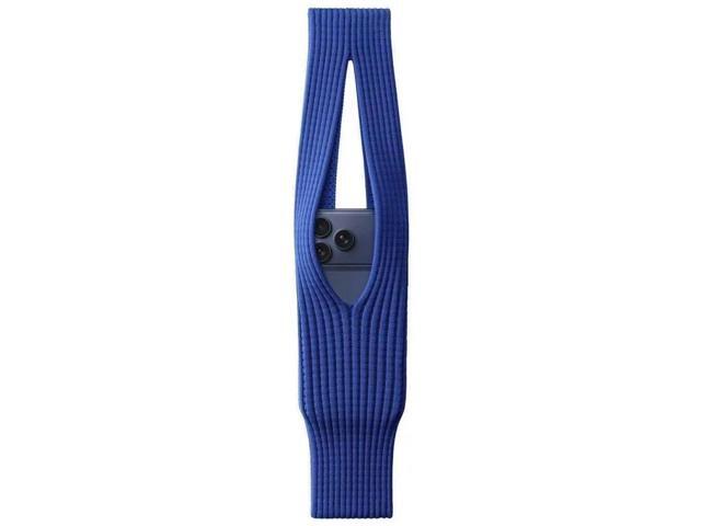 Fashion Sock-Pocket Carrying Case Pouch for Cell Phone, iPhone - Sapphire Blue