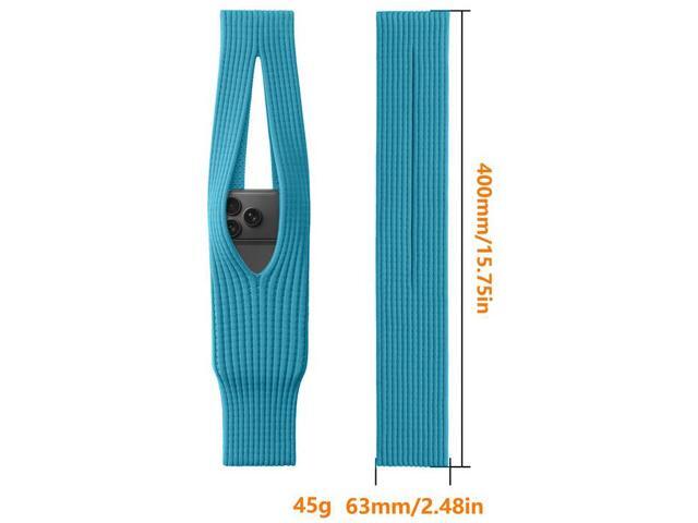 Fashion Sock-Pocket Carrying Case Pouch for Cell Phone, iPhone - Turquoise