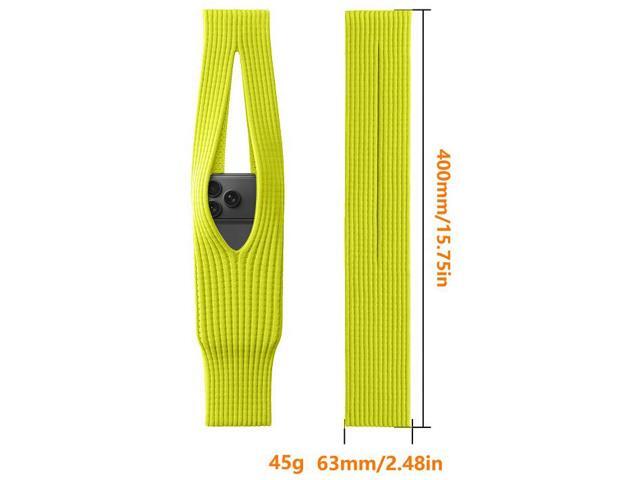 Fashion Sock-Pocket Carrying Case Pouch for Cell Phone, iPhone - Lemon Yellow