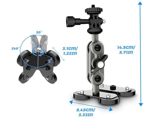 Magnetic Fence Post Mount for Gamechanger Cell Phone, Mevo Start, GoPro