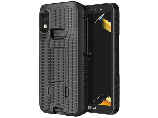 Black Textured Slim Hard Case Cover Kickstand for Zebra TC501 Mobile Scanner
