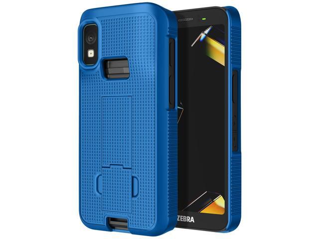 Cobalt Blue Textured Slim Hard Case Cover Stand for Zebra TC501 Scanner