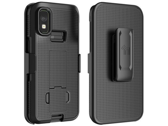 Black Hard Case Cover Stand Belt Clip Holster for Zebra TC501 Mobile Scanner