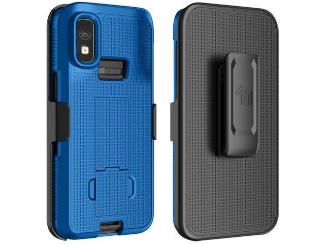 Cobalt Blue Case Cover Stand Belt Clip Holster for Zebra TC501 Scanner