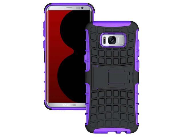 PURPLE GRENADE GRIP SKIN HARD CASE COVER STAND FOR SAMSUNG GALAXY S8 PLUS, S8+