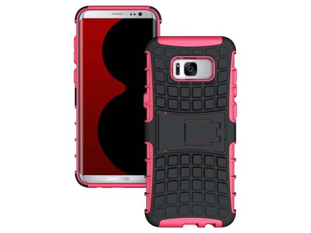 PINK GRENADE GRIP SKIN HARD CASE COVER STAND FOR SAMSUNG GALAXY S8 PLUS, S8+