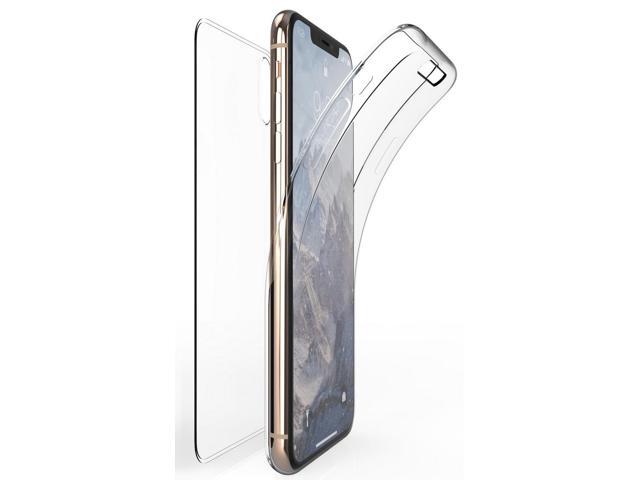 Tri-Max Clear Screen Guard Full Body TPU Wrap Case Cover for Apple iPhone Xs Max