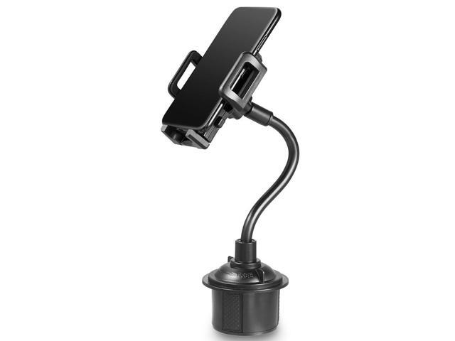 Car Cup Holder Phone Mount Universal for iPhone/Smartphone, Padded, 360 Rotation