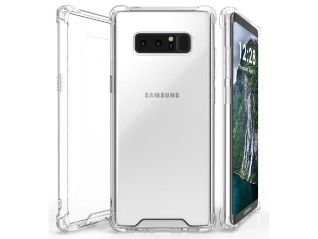 AQUAFLEX TPU ANTI-SHOCK BUMPER CASE CLEAR HARD COVER FOR SAMSUNG GALAXY NOTE 8