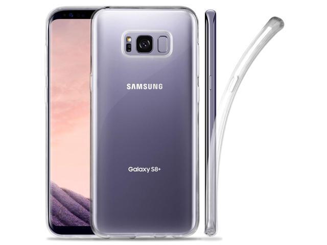 CLEAR TRANSPARENT FLEX GEL TPU SKIN CASE COVER FOR SAMSUNG GALAXY S8 PLUS, S8+