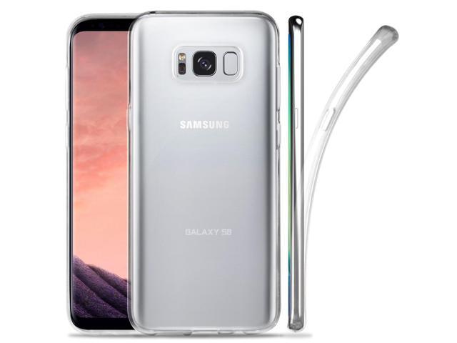 CLEAR TRANSPARENT FLEX GEL TPU SKIN CASE COVER FOR SAMSUNG GALAXY S8