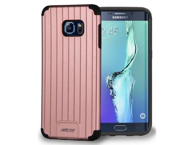 ROSE GOLD PINK MATTE SLIM DUO-SHIELD CASE COVER FOR SAMSUNG GALAXY S6 EDGE PLUS