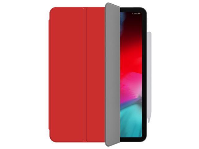 Red Folio Flip Case Cover Viewing Stand for Apple iPad Pro 12.9' (2018)