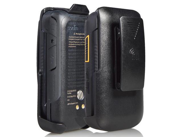 Black Belt Clip Holster Carrying Case Stand for Sonim XP3 Phone (XP3800)