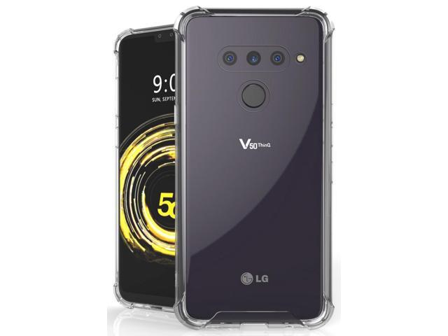 AquaFlex Transparent TPU Anti-Shock Clear Case Cover for LG V50 ThinQ (2019)