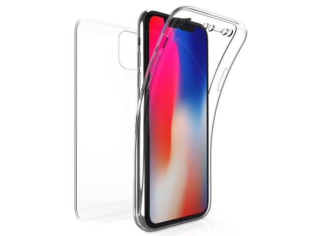 Tri-Max Clear Screen Guard Full Body Wrap Case TPU Cover for Apple iPhone 11