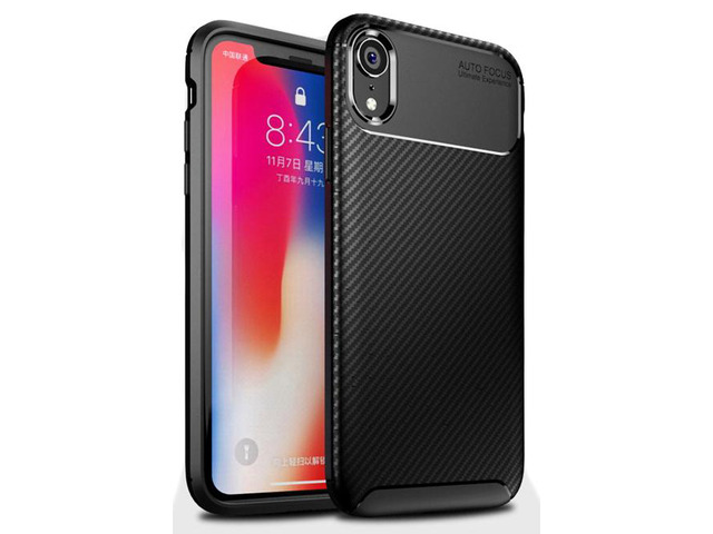Slim Black Ribbed Case Cover and Belt Clip Holster Combo for iPhone 8, iPhone 7