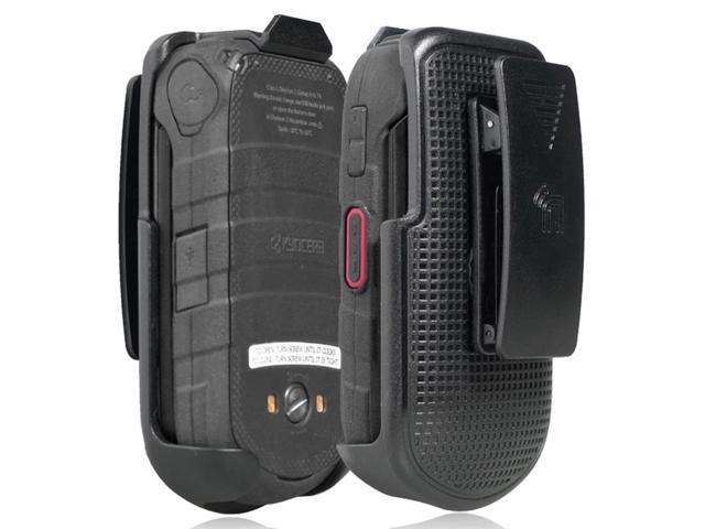 Black Belt Clip Holster Case Stand for Kyocera DuraXV LTE (Only E4610 E4710)