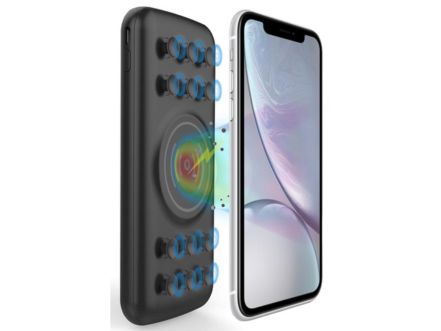 Qi Wireless Charger Portable Power Bank USB Type-C 18W Fast Charge for Phone