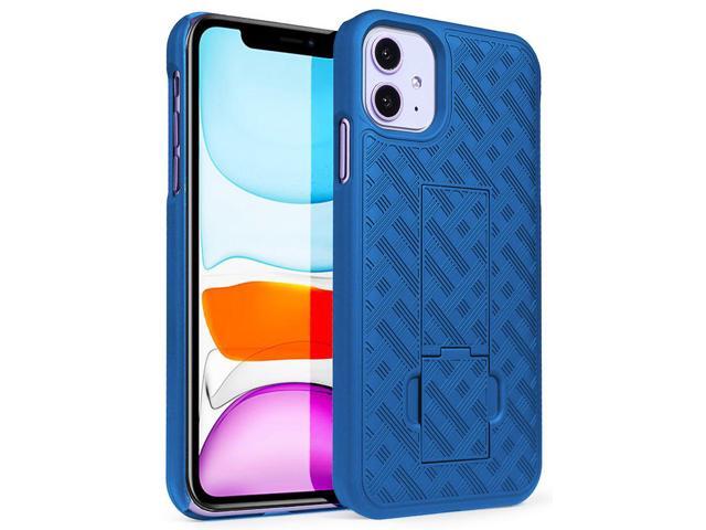 Cobalt Blue Slim Case Hard Shell Cover with Kickstand for Apple iPhone 11