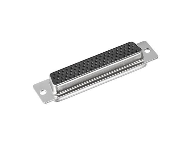 D-sub Connector DB78 Female Socket 78-pin 4-row High Density Port Terminal Breakout for Mechanical Equipment CNC Computers Pack of 2