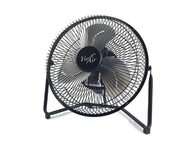 Vie Air 9' High Velocity Tilting 3 Speed Metal Floor Fan