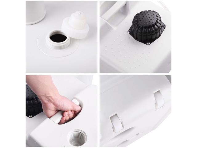 Portable Hand Wash Stand Wash Basin Sink Safe HDPE with Foot Pump 17L Water Tank Camping BBQ