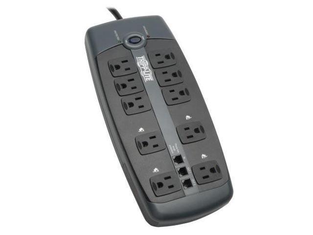TRIPP LITE TLP1008TEL 8 Feet 10 + TEL Outlets 2395 Joules Protect It! Surge Suppressor
