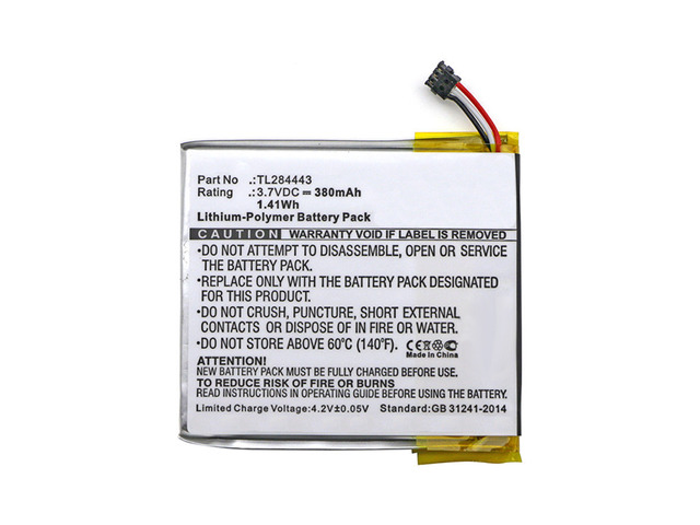 380mAh TL284443 Battery Replacement for Nest Learning Thermostat (3rd Generation) A0013 T3007ES T3008ES
