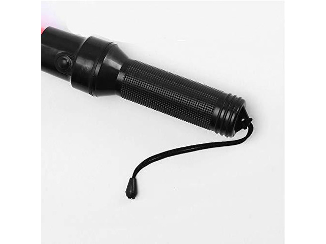 iMBAPrice 21' Long LED Signal Traffic Safety Flashing Control Wand Baton Flashlight with Two Flashing Modes for Parking