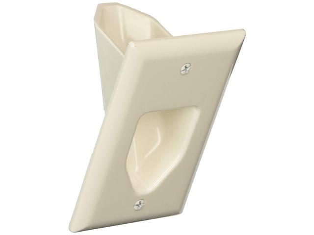Photos - Chandelier / Lamp Datacomm 450001WH-3 1 Gang Recessed Low Voltage Plate, 3 Pack