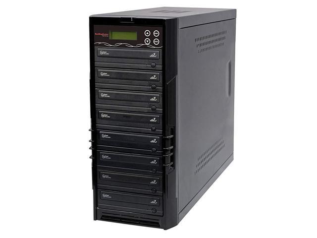 DVD Duplicator built in BD certified 24x Burner (1 to 7 Target) Copier Tower Replication Recorder + Free Nero Multimedia