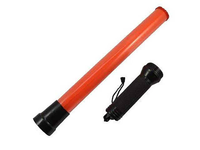 iMBAPrice (2-Pack) 21' Long Traffic Safety Flashing LED Light Control Wand Baton Flashlight with Blinking and Steady-glo