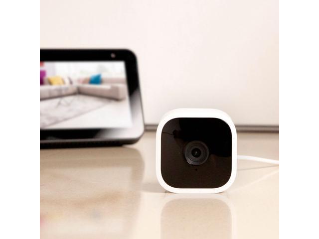 Blink - Mini - Compact indoor plug-in smart security camera, 1080p, night vision, motion detection, 2 way audio – 1 cam - White - image 9