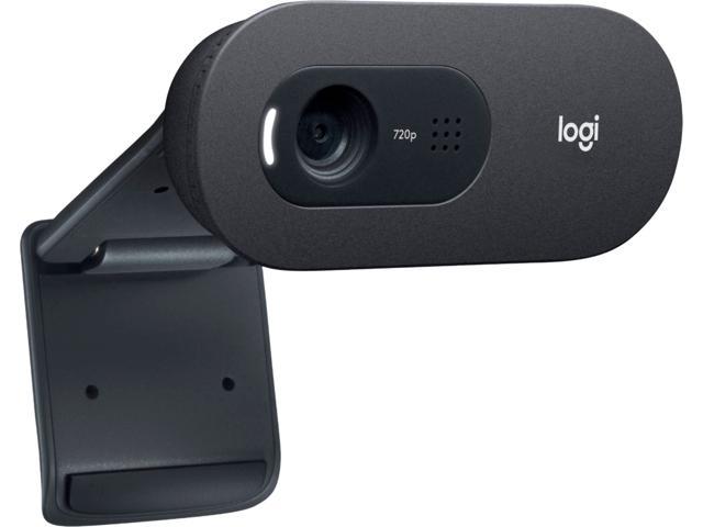 Logitech - C505 HD Webcam - Black
