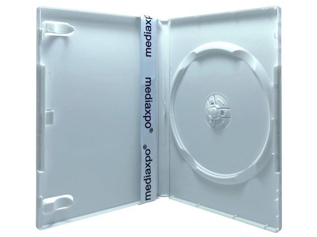 200 PREMIUM STANDARD Solid White Color Single DVD Cases (Professional Use)