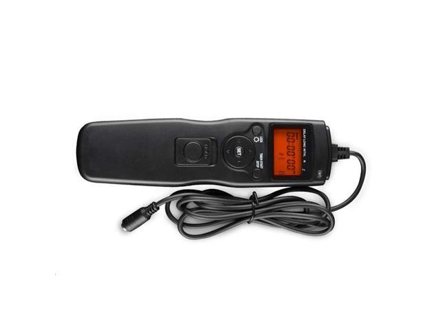 JNORSEN Digital Timer Remote Control,Timing Shutter Release, Wired Timer Remote Shutter, Camera Controller, Compatible with Nikon...