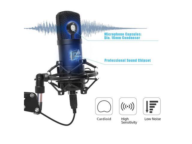 USB Microphone Kit 192KHZ/24BIT Plug & Play MAONO AU-A04 USB Computer Cardioid Mic Podcast Condenser Microphone with Professional Sound Chipset for...